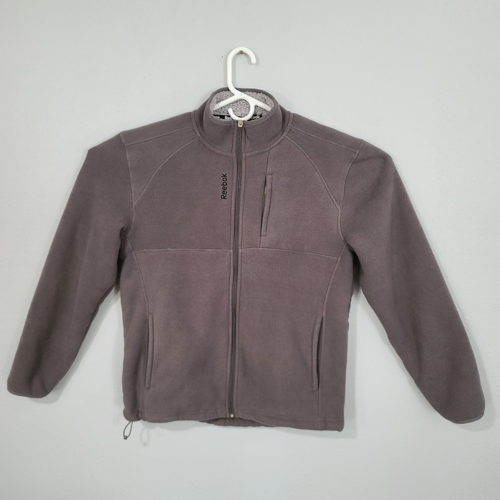 Reebok Mens Fleece Jacket Size S/CH Full Zip Super